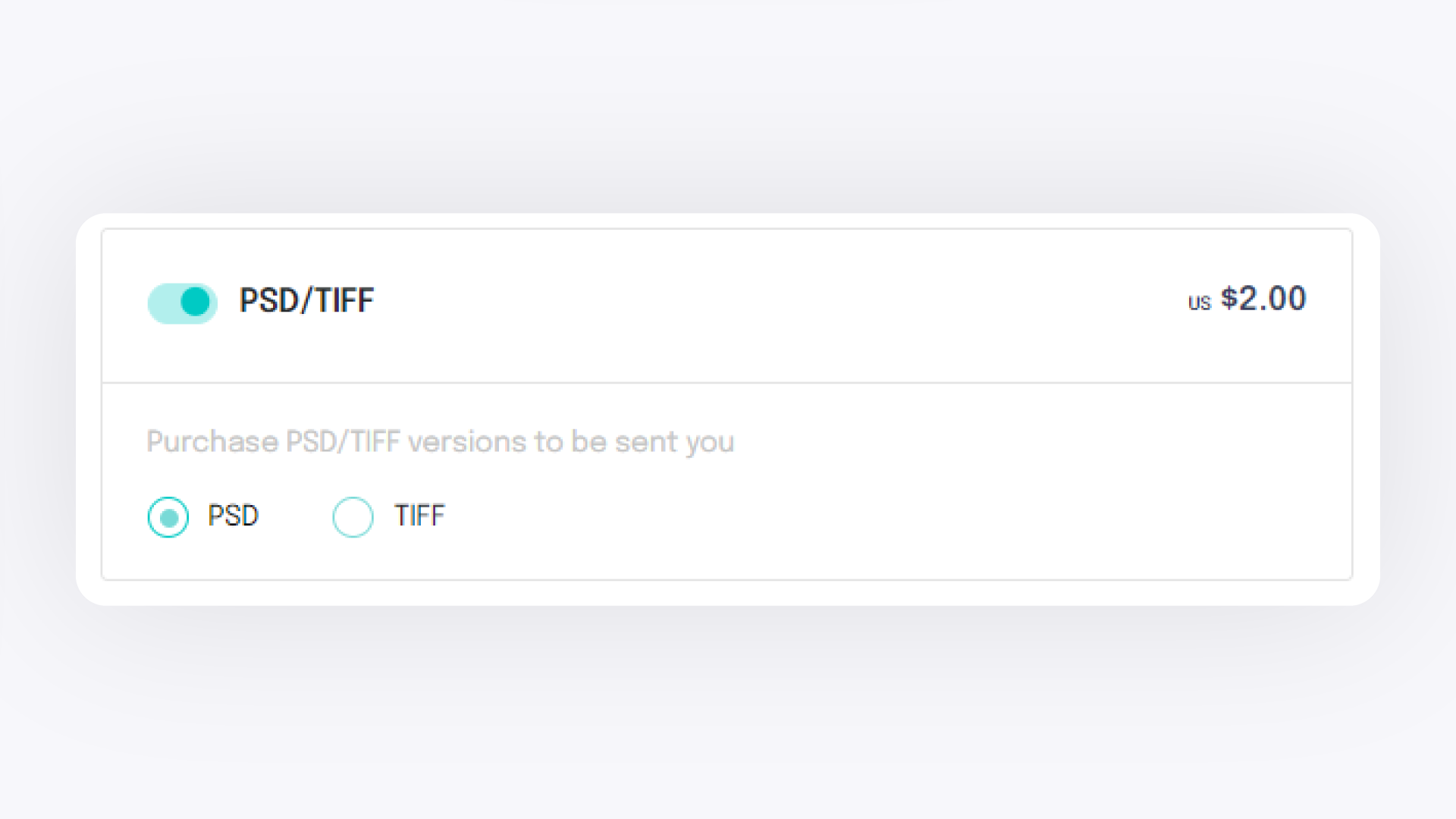Retouching Order — PSD and TIFF File Format Options
