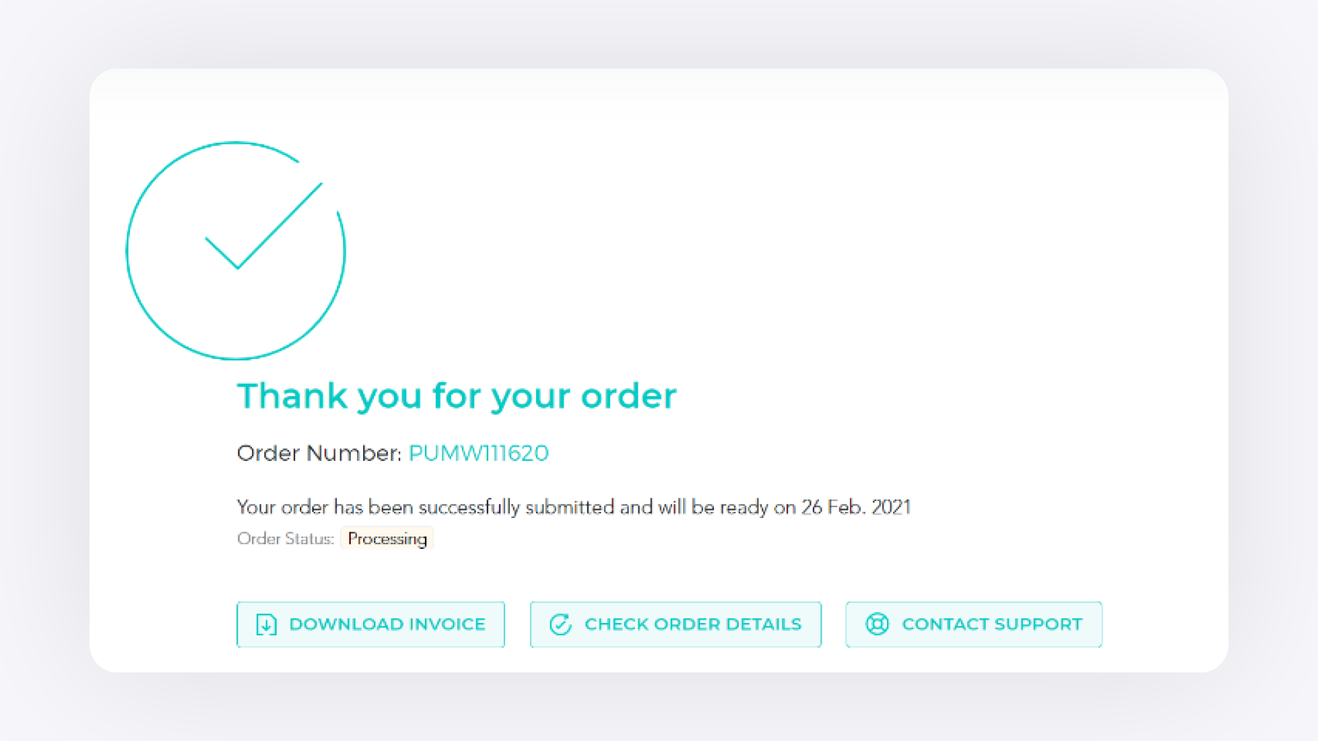 Retouching Order — Download Invoice