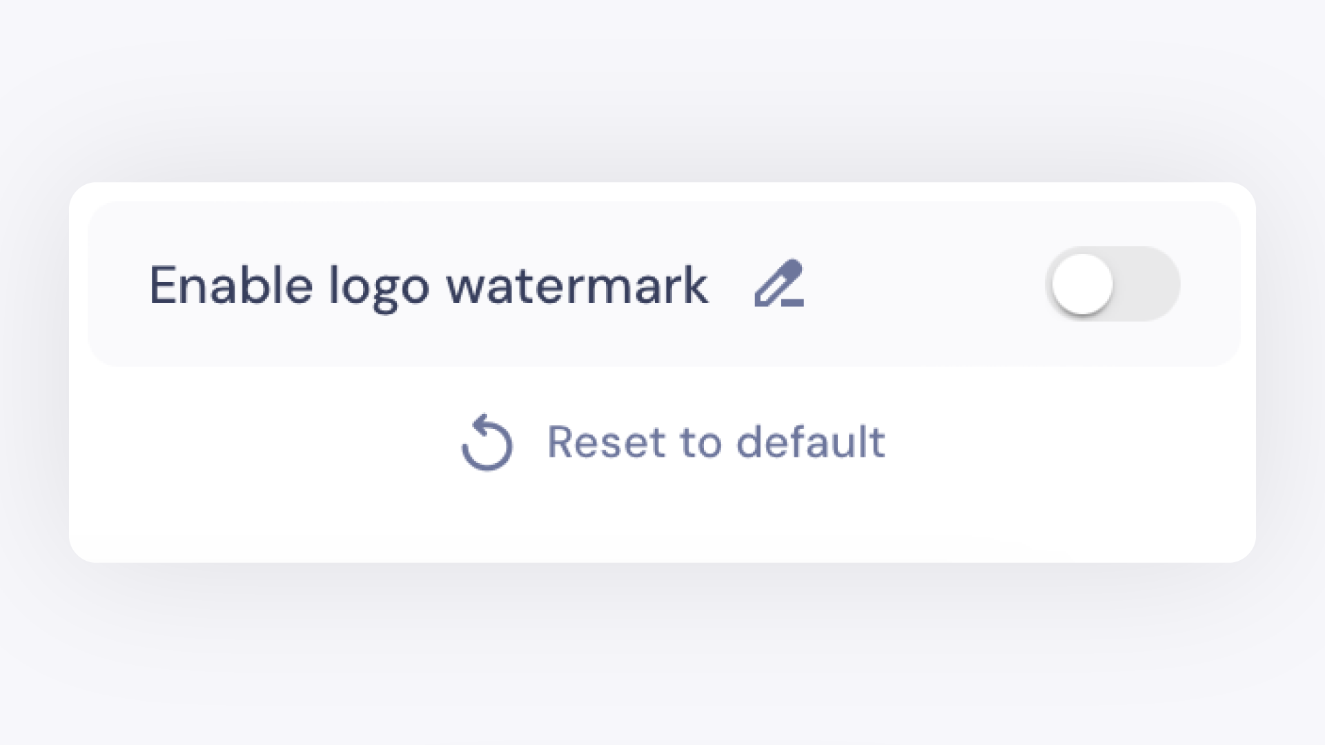 GemCam Enable Logo Watermark Toggle