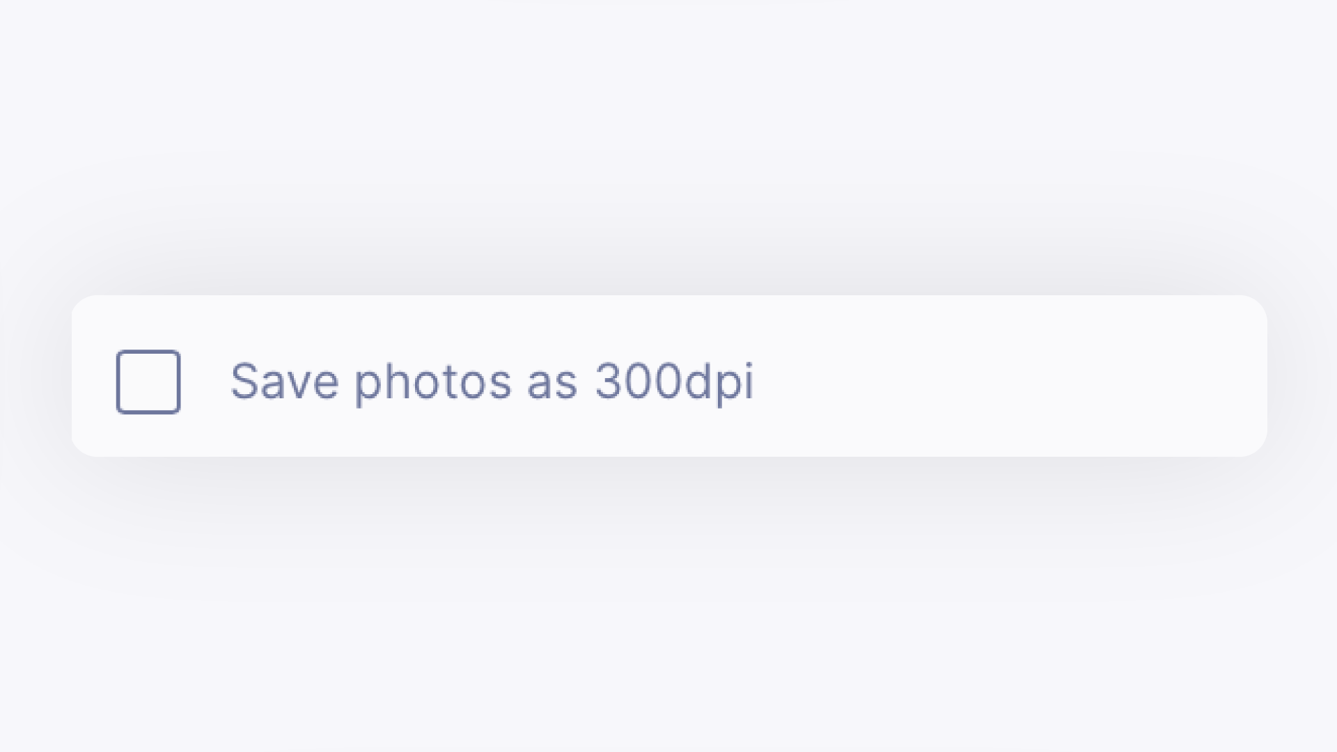 GemCam Save Photos as 300 DPI Toggle