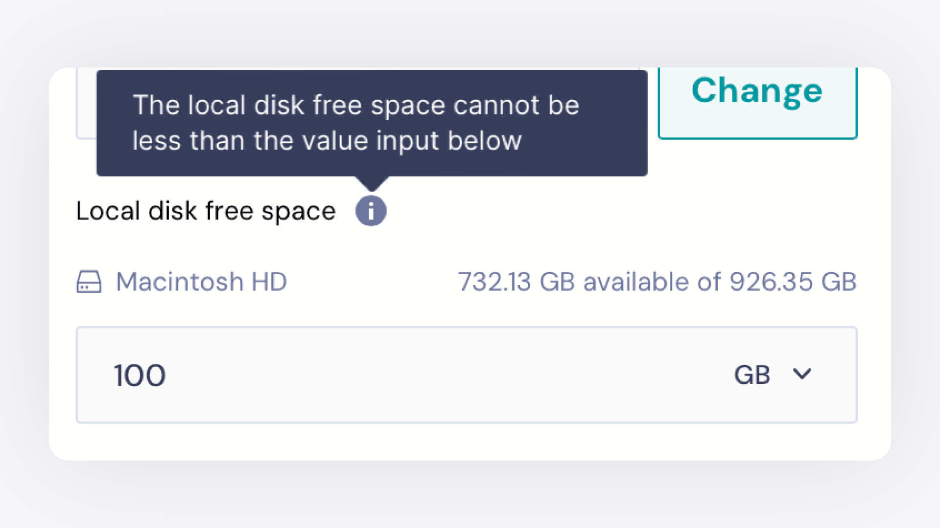 GemCam Minimum Disk Space Requirement Notice