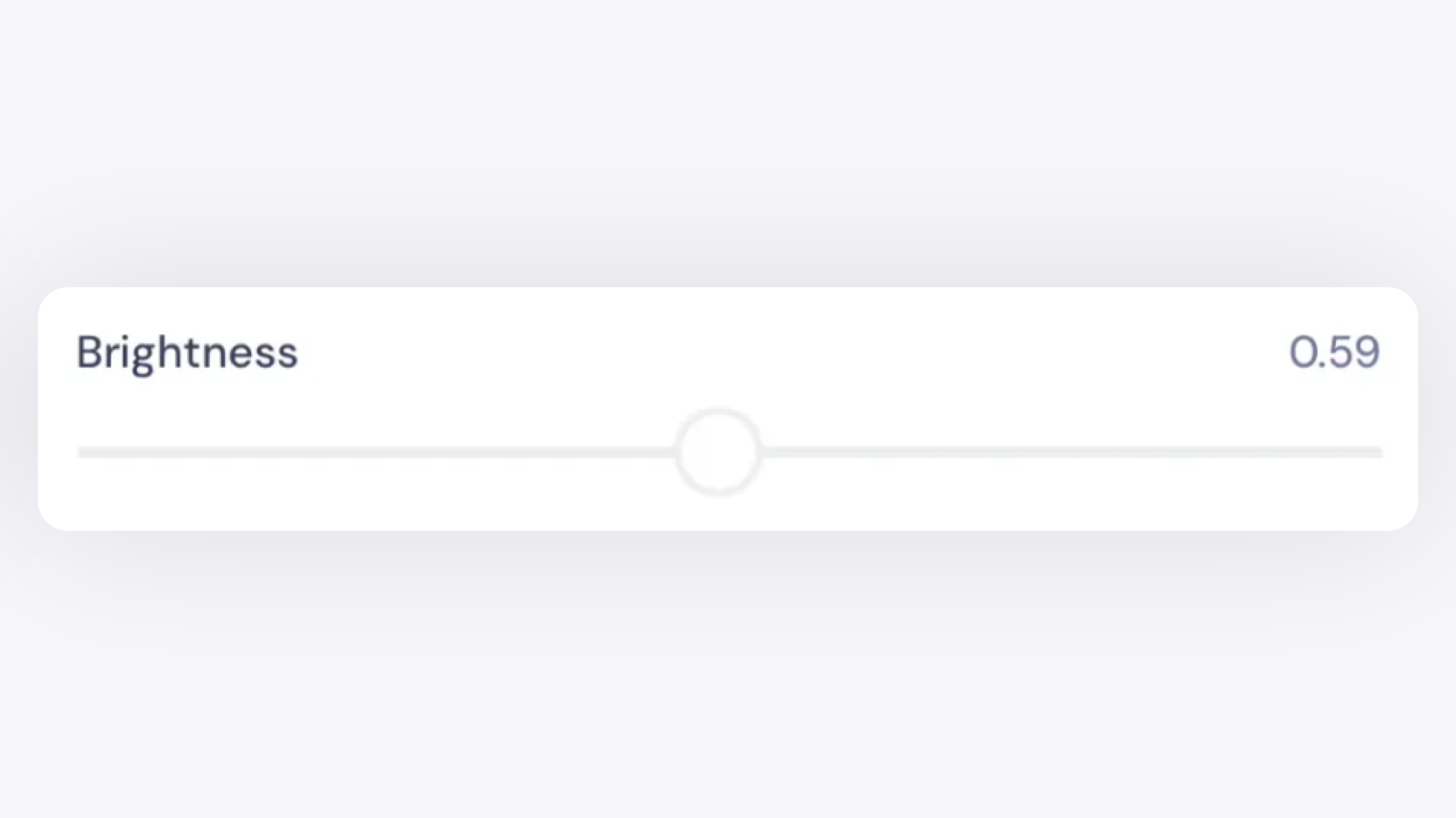 Brightness Adjustment Slider in GemIQ app