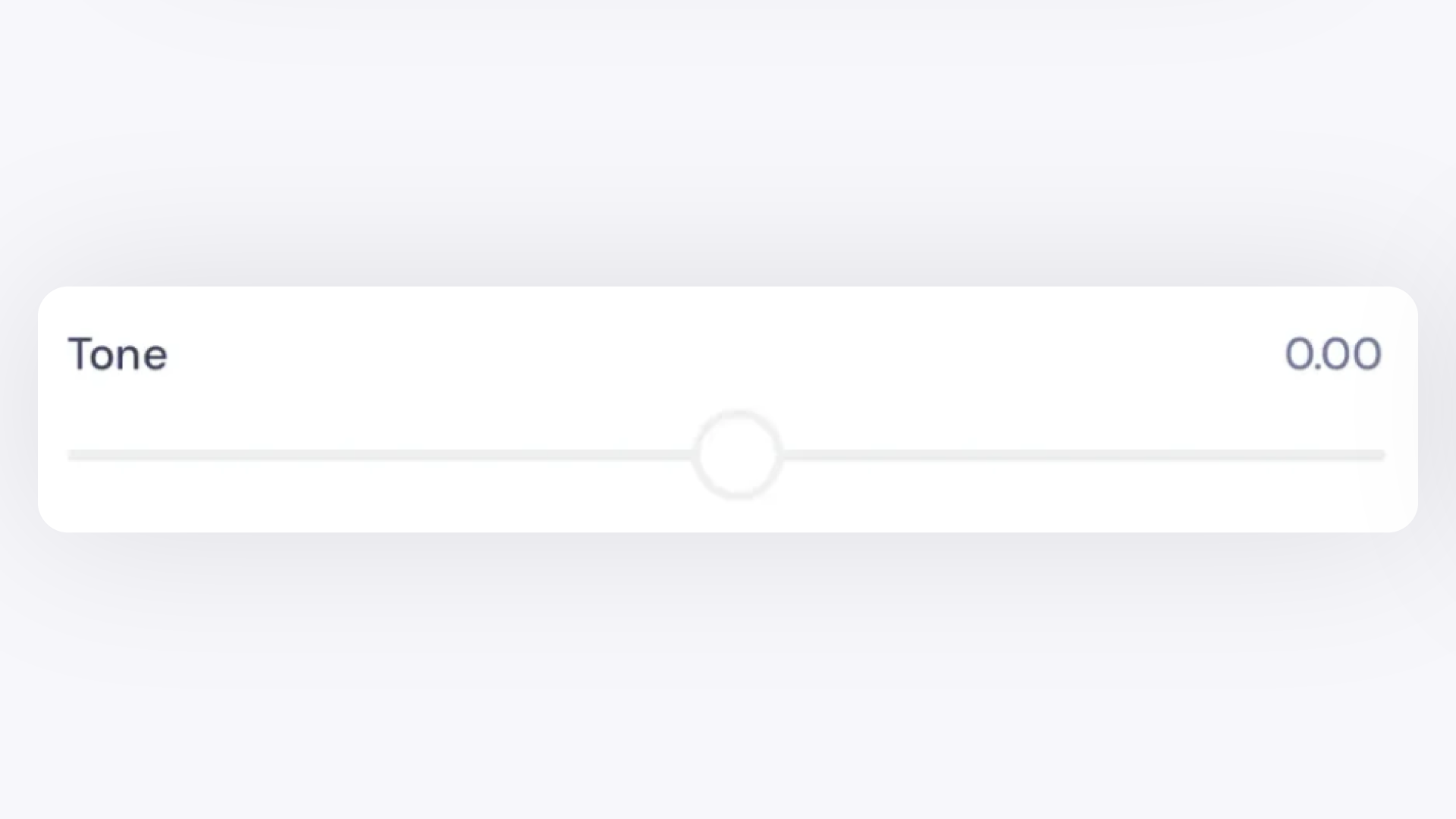 Tone Adjustment Slider in GemIQ app