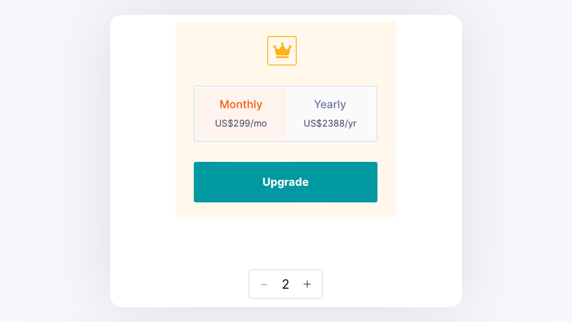 GemIQ app Upgrade Plan Screen