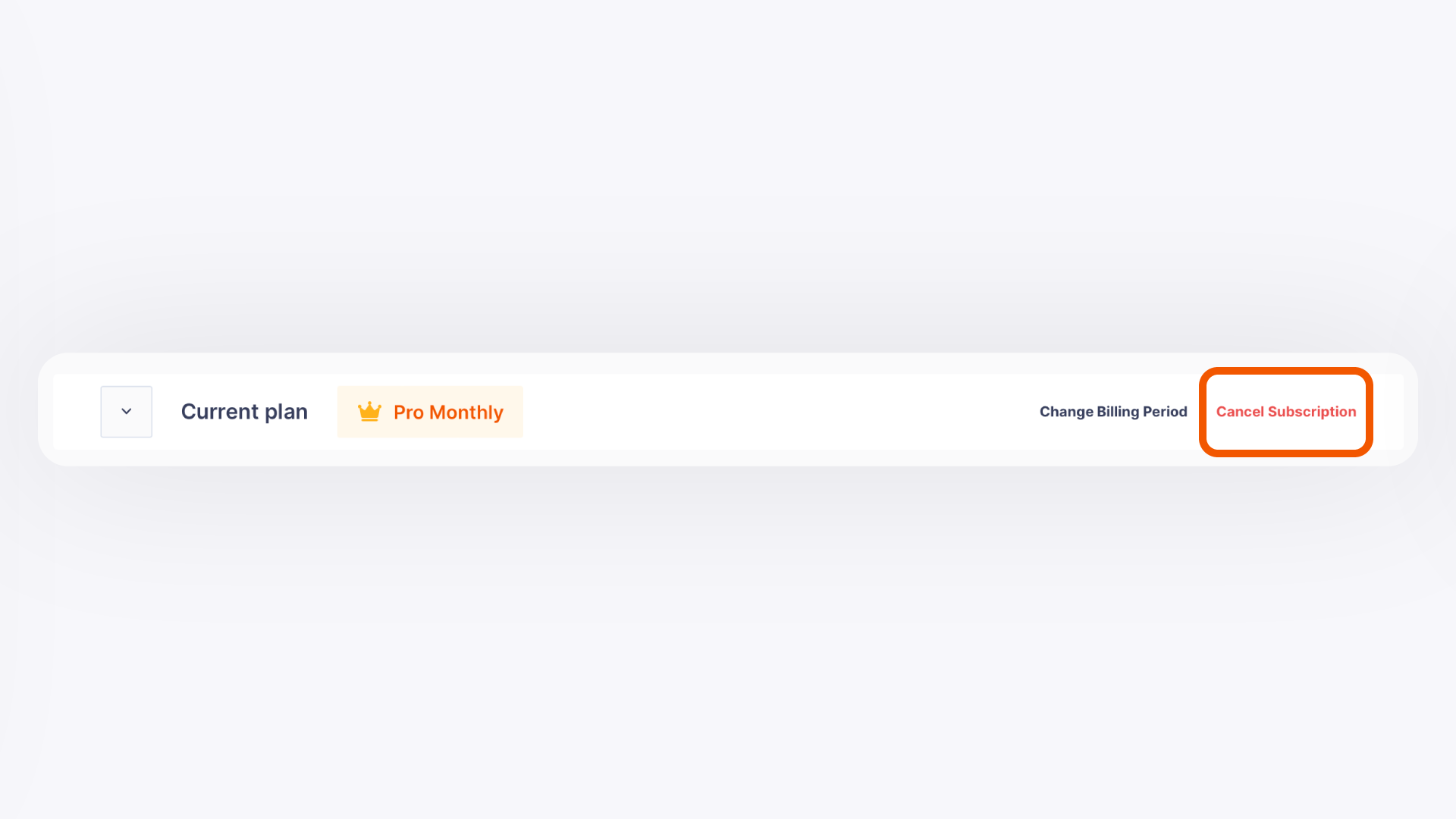 GemIQ app Cancel Subscription Screen