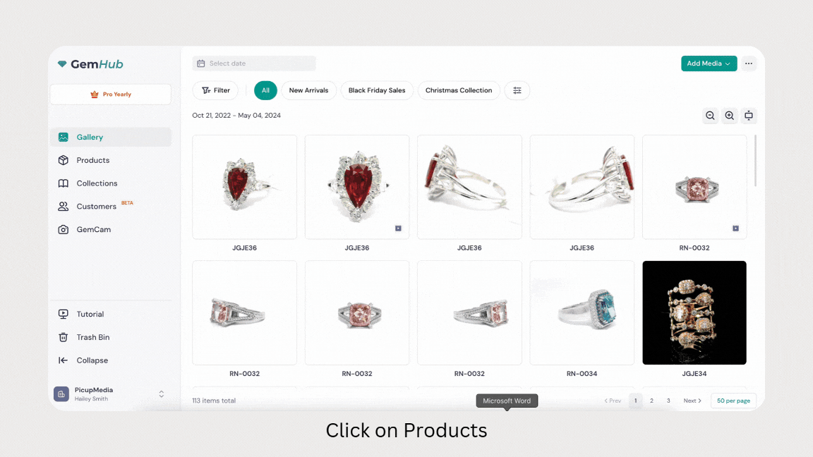 Creating a Product in the GemIQ app