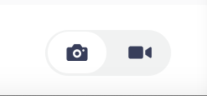 GemIQ app Camera Mode — Resolution Button