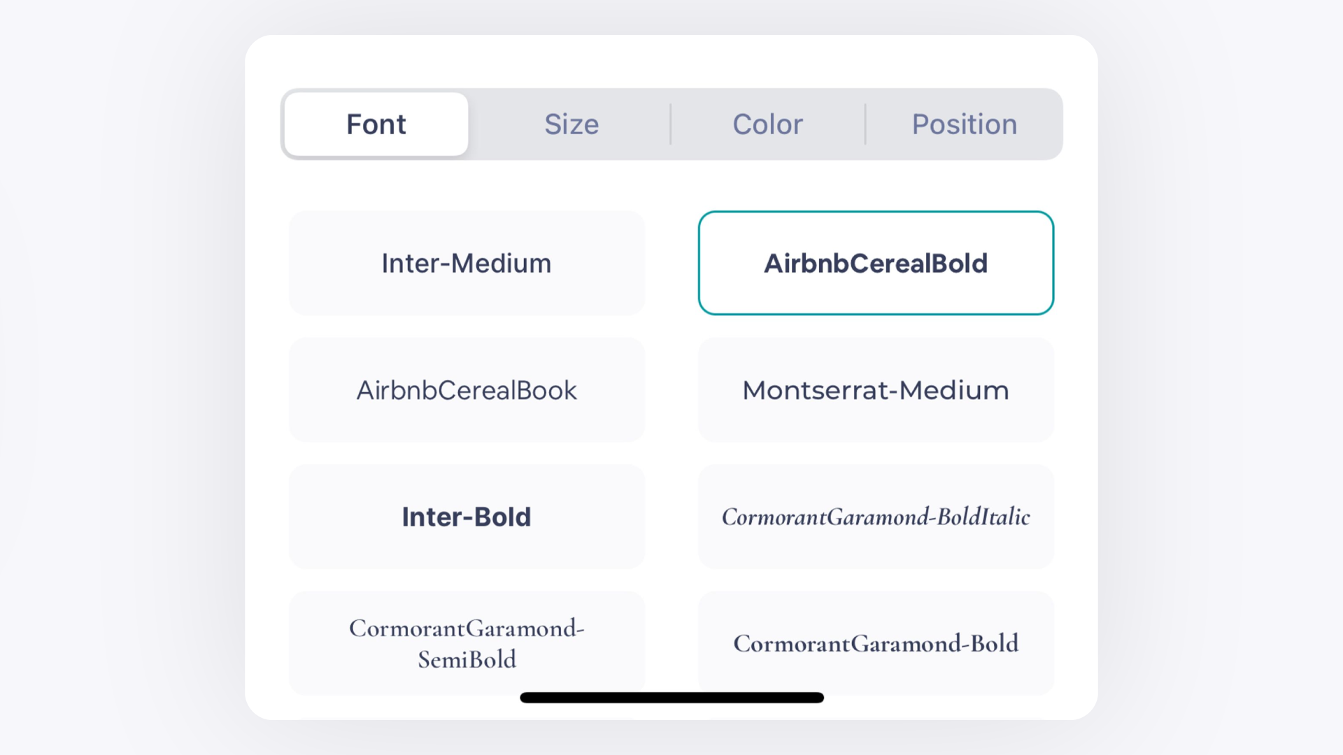 Selecting a Font for the Text Watermark