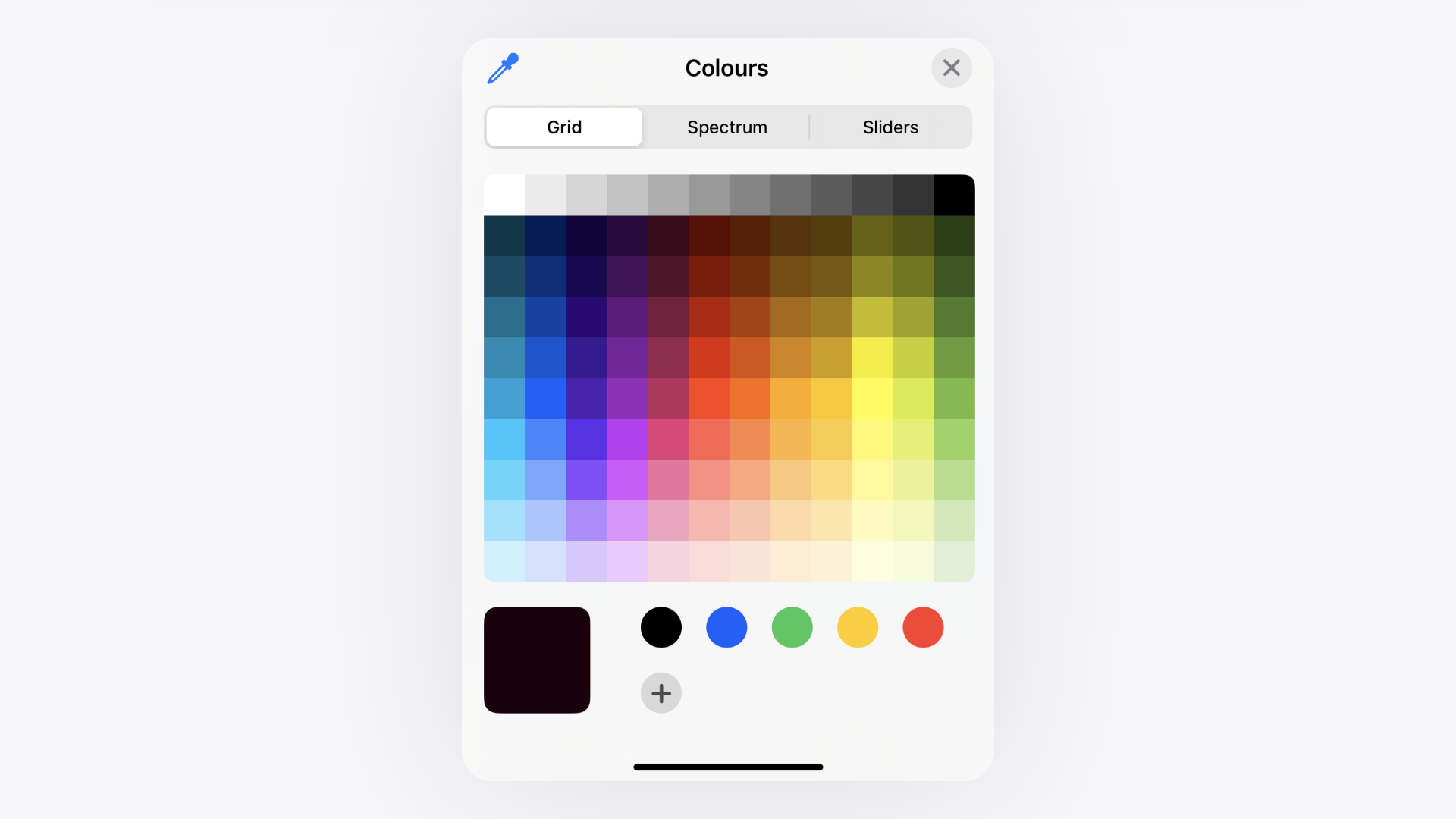 Custom Color Grid