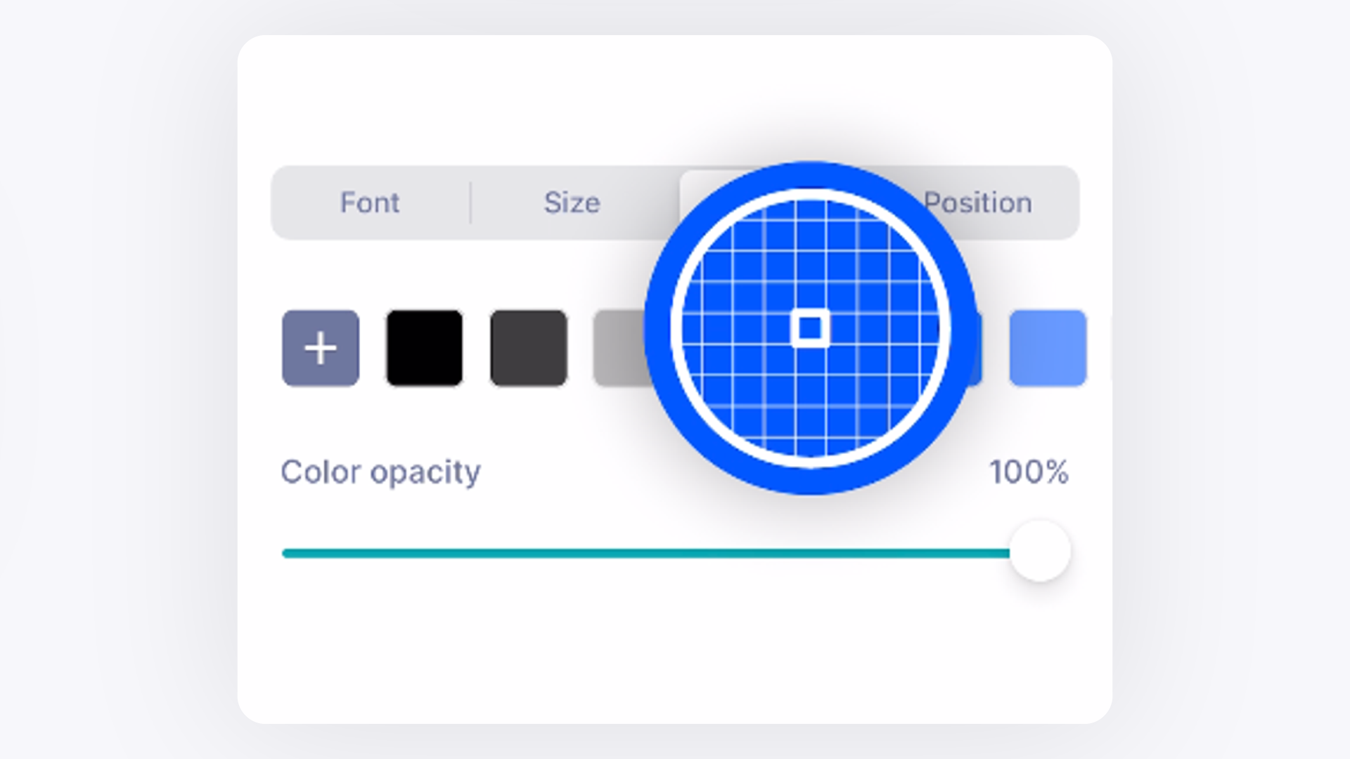 Selecting a Color with the Picker