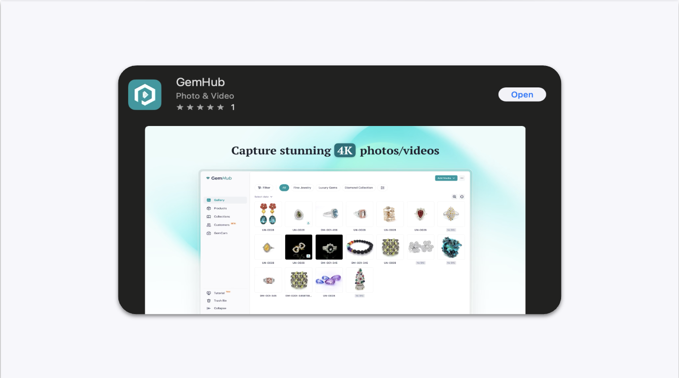 GemIQ app Download Screen