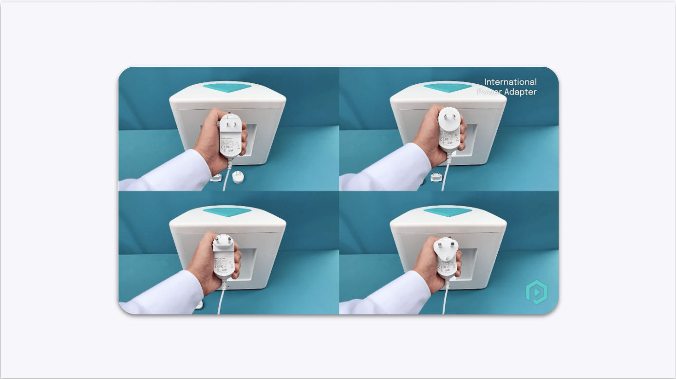 Plugging In and Powering On the GemLightbox Pro