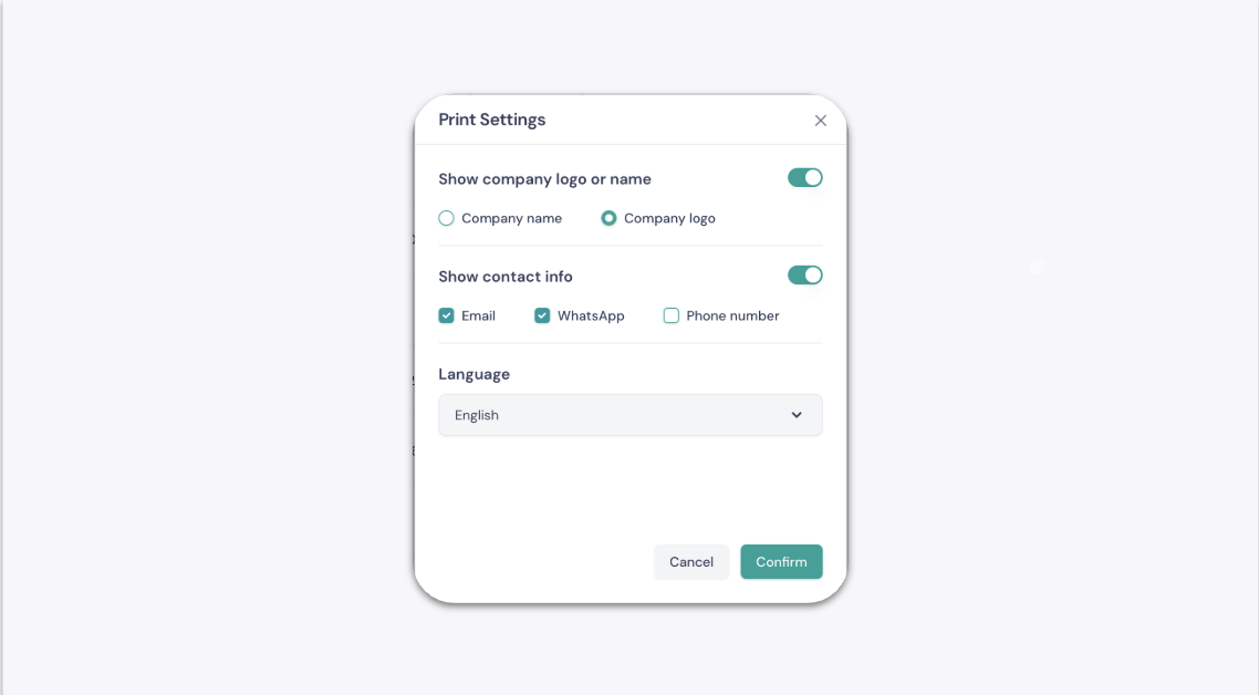 Customizing the Information to Be Included in the Printed Collection