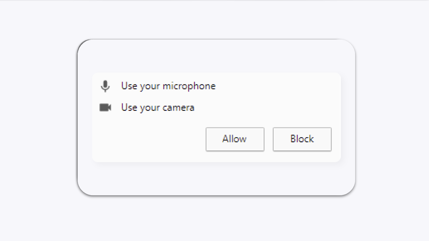 Enabling Camera Access in Chrome Settings