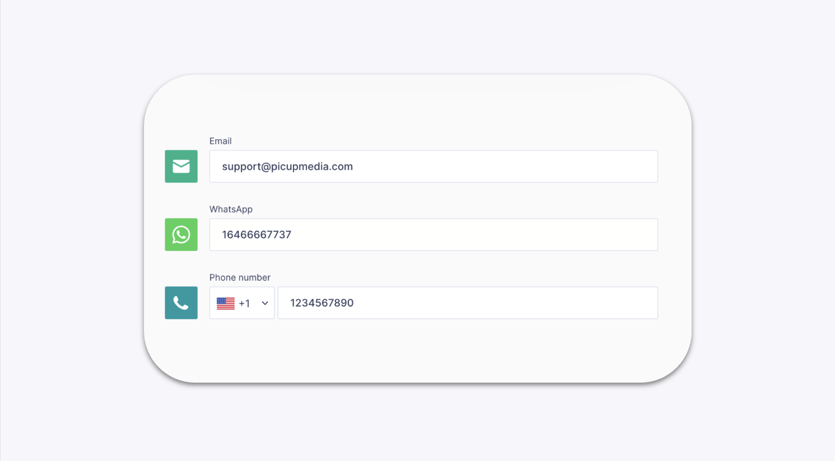Adding Contact Information