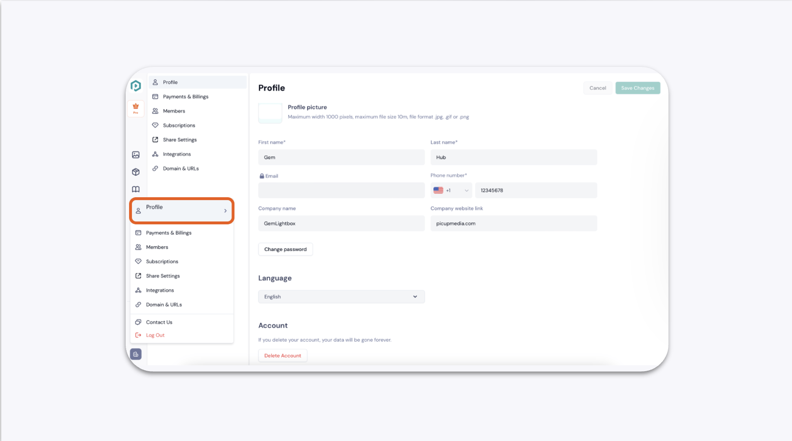 Your Profile in The GemIQ App