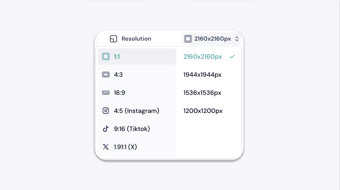 Resolution Settings