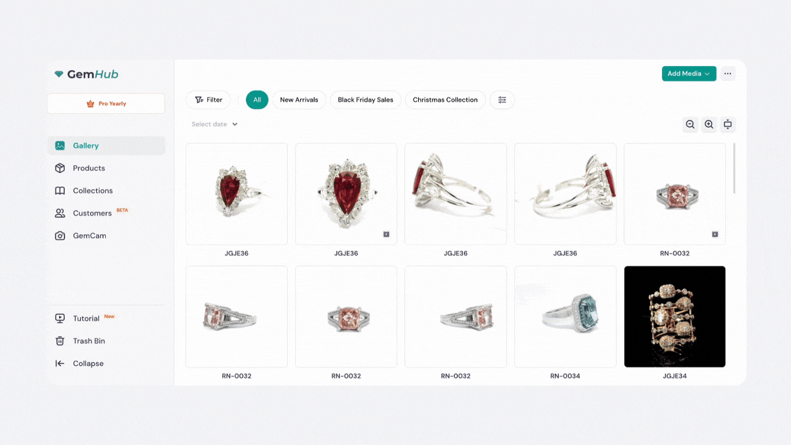 Creating a New Collection in the GemIQ app