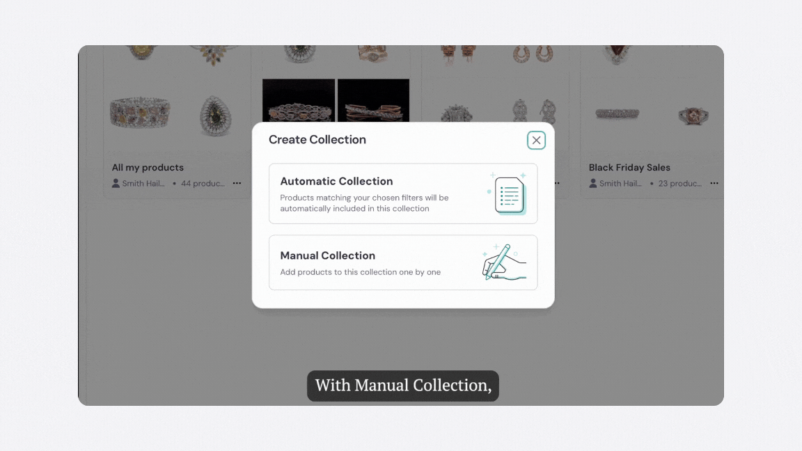 Creating a Manual Collection in the GemIQ app